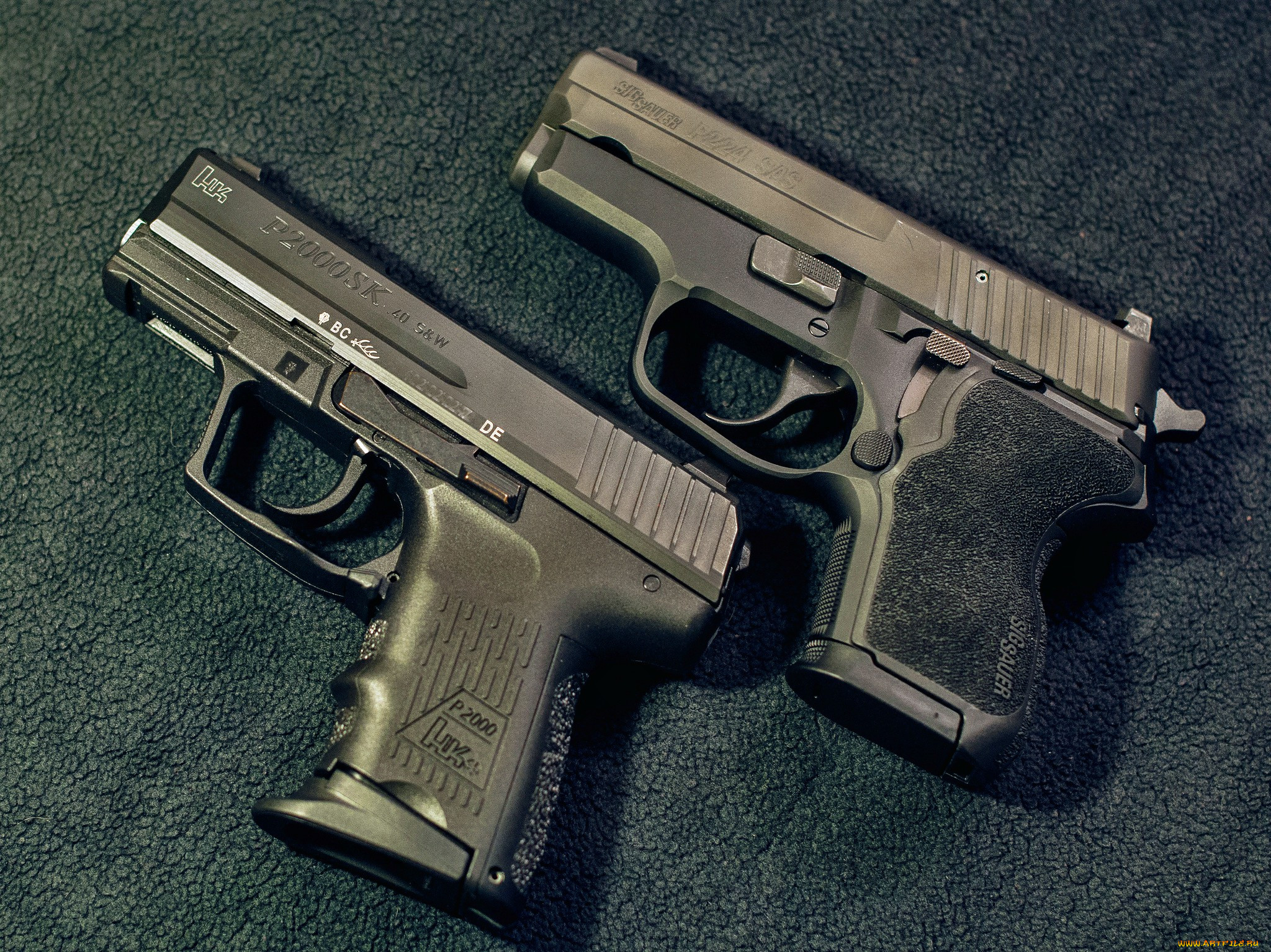 sig sauer p224 and hk p2000sk, , 